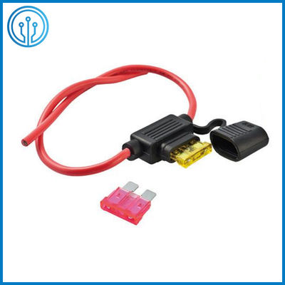 bloc intégré de fusible de Mini Car Micro 2 de support de fusible de bâti de carte PCB de câble de 25A 32V 22AWG