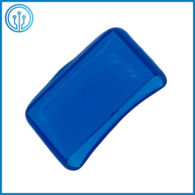 bloc bleu de support de fusible de PVC 30A de 5x20mm de la couverture transparente en céramique en verre ROHS de fusible